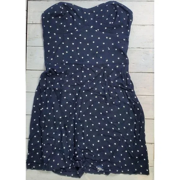 Superdry Dresses Superdry Polkadot Strapless Dress Womens S